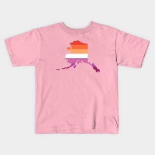 Alaska Lesbian Pride Kids T-Shirt